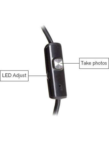 Cámara de Inspección USB DIIOOMIEEU 640x480 7mm LED 1m