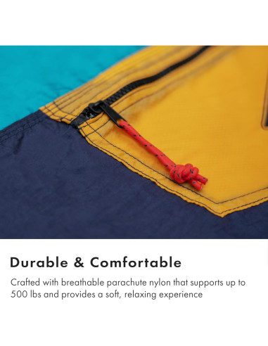 Hamaca Suparpine I WHTE MOSS Individual Azul Profundo