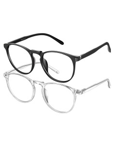 Gafas bloqueadoras luz azul FEIYOLD unisex 2 paquetes