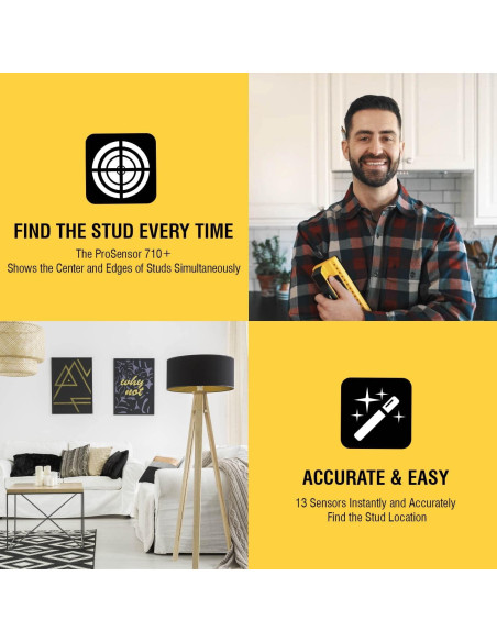 Buscador de Vigas Franklin Sensors ProSensor 710 Amarillo