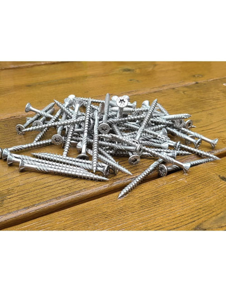 Tornillos para Tablones Saberdrive 1/4" x 5" - 234 Piezas