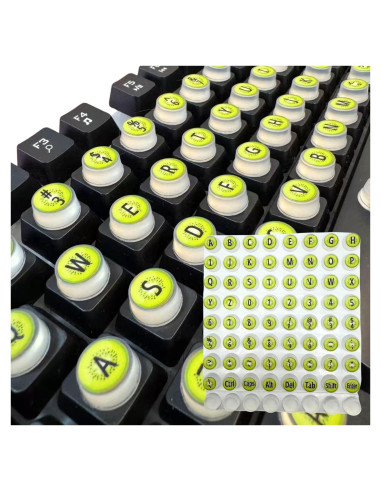 Burbujas de Teclado Silicona LikoSpark 72pcs Kiwifruit