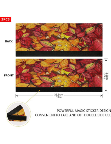 Cubiertas de Mango Dussdil para Refrigerador y Horno, Juego de 2