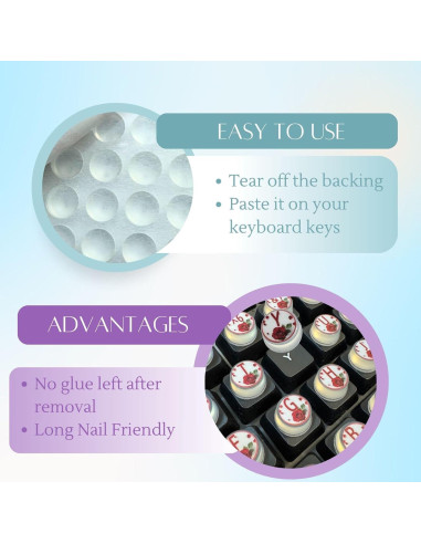 Burbujas de Teclado Silicona LikoSpark 72pcs Kiwifruit