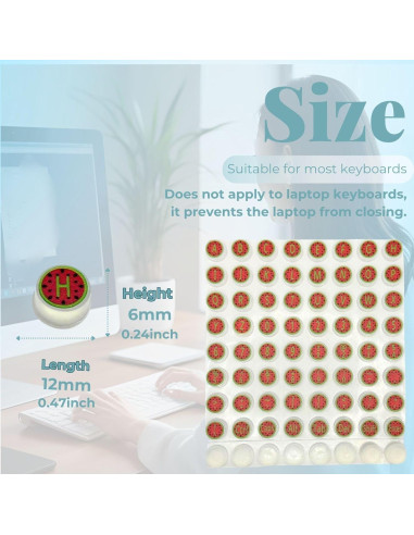 Burbujas de Teclado Silicona LikoSpark 72pcs Kiwifruit