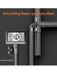 Borescopio Articulado DXZtoz 5.5FT con Cámara y Luz LED 2