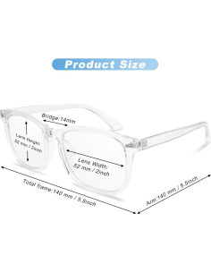 Gafas de Luz Azul NZKNP para Hombre y Mujer - Protección Ocular 2