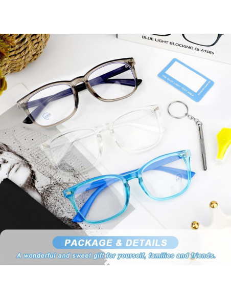 Gafas de Luz Azul NZKNP para Hombre y Mujer - Protección Ocular