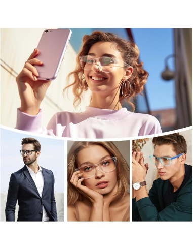 Gafas de Luz Azul NZKNP para Hombre y Mujer - Protección Ocular