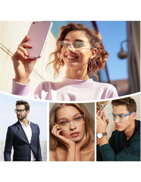 Gafas de Luz Azul NZKNP para Hombre y Mujer - Protección Ocular
