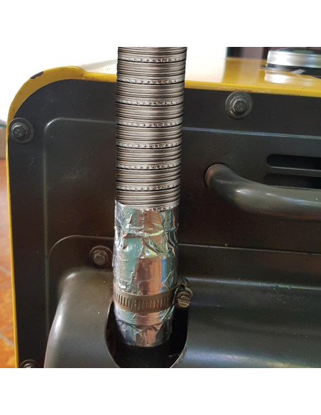 Tubería Flexible de Escape Figpade 39.37 cm Acero Inoxidable