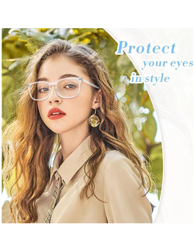 Gafas de Luz Azul NZKNP para Hombre y Mujer - Protección Ocular