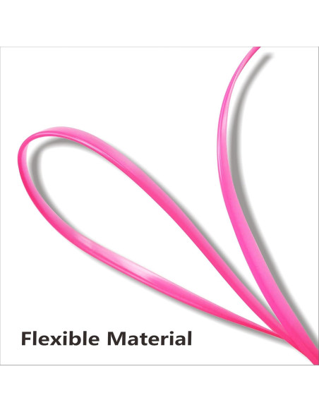 Moldura Decorativa Rosa TIKUN TECH 7.01m para Autos