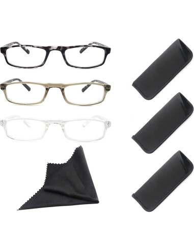Gafas de Lectura MODFANS para Mujeres y Hombres 1.0x
