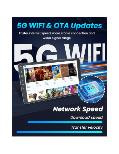 Estéreo Android 10" Jufodrca para Toyota Highlander 2008-2013