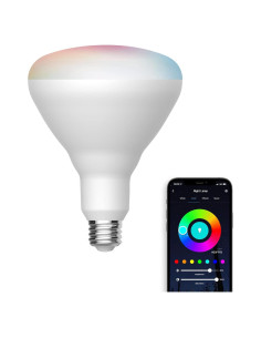 Bombilla LED inteligente Satco S11284 BR40 WiFi 12W RGB 2700K-5000K