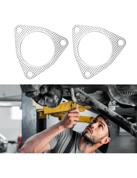 Juego de Juntas de Escape Junecarp 3" Triple Agujero Alta Calidad