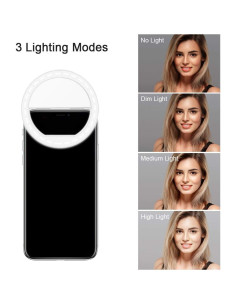 Anillo de Luz para Selfie QIAYA con 36 LED y 3 Modos de Brillo 2