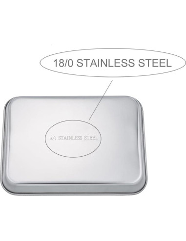 Juego de bandeja y rejilla para horno tostador TeamFar 23.6x17.8cm