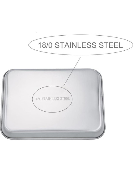 Juego de bandeja y rejilla para horno tostador TeamFar 23.6x17.8cm