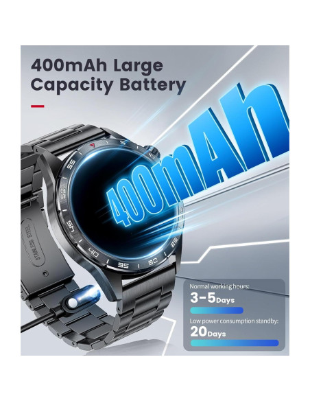 Reloj Inteligente SUNKTA Hombre 1.43" AMOLED IP68 Fitness