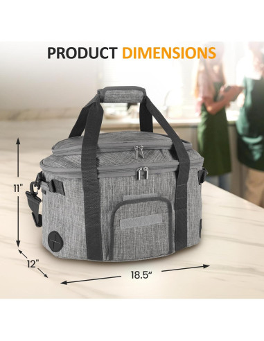 Bolsa de Cocción Lenta Sunvivi para 6-8 Cuartos Aislada