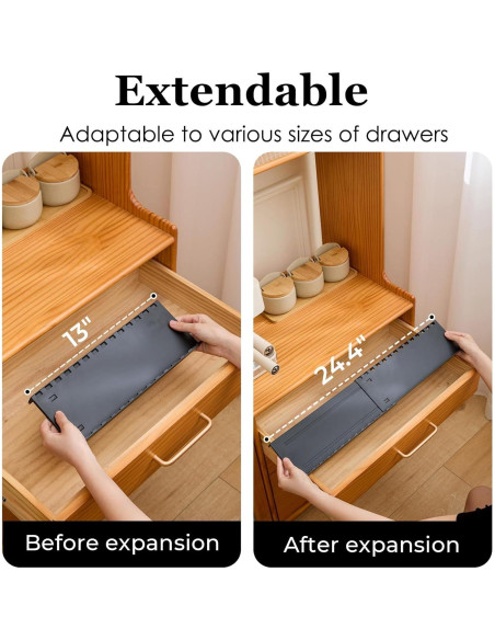 Organizador de Cajones para Especias Homhut - 4 Niveles Expandible