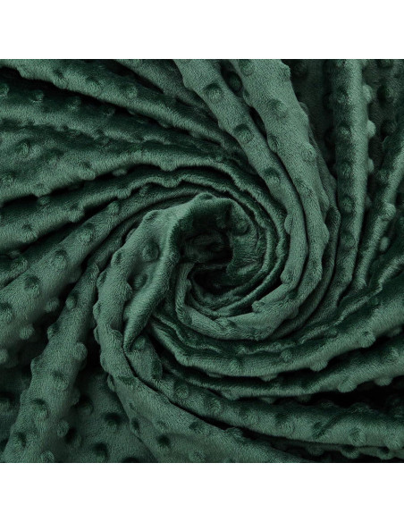 Funda de Edredón TONGDADA Verde Oscuro Minky 121x183 cm