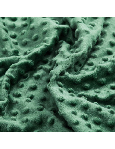 Funda de Edredón TONGDADA Verde Oscuro Minky 121x183 cm