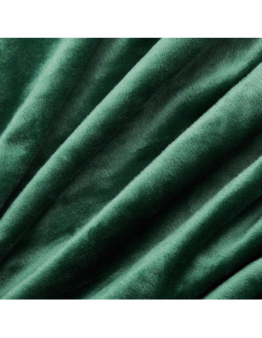 Funda de Edredón TONGDADA Verde Oscuro Minky 121x183 cm