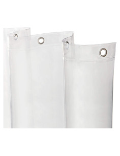 Cortina de Ducha Kenney PEVA Impermeable 107x183 cm Transparente