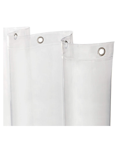 Cortina de Ducha Kenney PEVA Impermeable 107x183 cm Transparente
