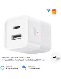 Adaptador WiFi USB Tipo C Tuya, Control Remoto 5V, Compatible Alexa 2