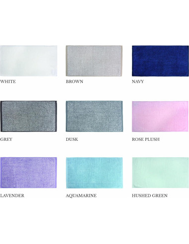 Juego de 4 Toallas de Mano Everplush Secado Rápido Azul Marino