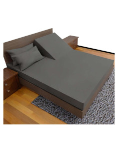 Juego de Sábanas Top Split King Royal Bliss 1900 Algodón Egipcio Gris