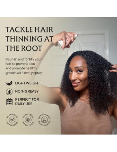 Spray Crecimiento Cabello Lebanta 118ml - Aceite Orgánico Sin Grasa 2