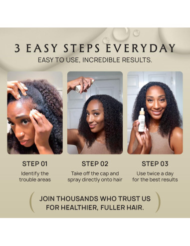 Spray Crecimiento Cabello Lebanta 118ml - Aceite Orgánico Sin Grasa