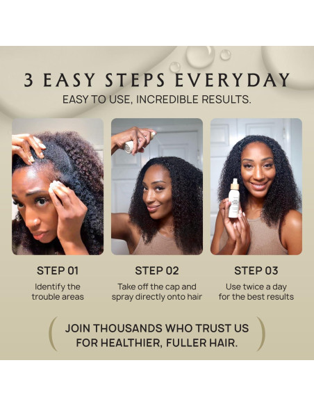 Spray Crecimiento Cabello Lebanta 118ml - Aceite Orgánico Sin Grasa