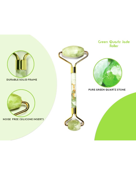 Juego de Rodillo de Jade y Gua Sha Sky Zone - Cuidado Facial