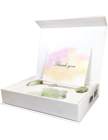 Juego de Rodillo de Jade y Gua Sha Sky Zone - Cuidado Facial