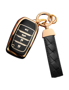 Cubierta de Llave Toyota Bqepe DFD4187 4 Botones Negra