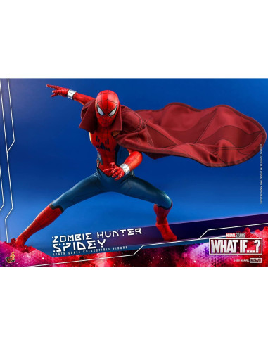 Figura Hot Toys Cazador de Zombies Spider-Man 30 cm