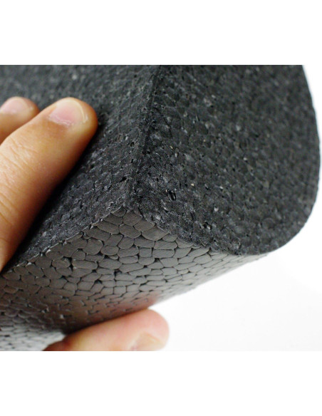 Rodillo de Espuma Alta Densidad Negro 91.44x15.24 cm Semi-Círculo