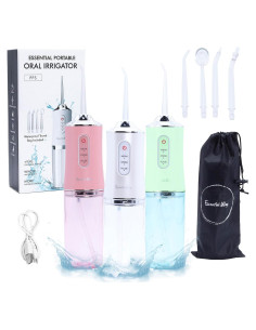 Hilo Dental de Agua Inalámbrico Essential Ways 220ml IPX7