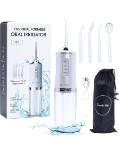 Hilo Dental de Agua Inalámbrico Essential Ways 220ml IPX7 2