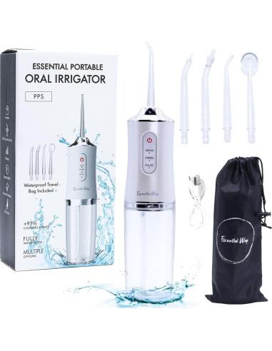 Hilo Dental de Agua Inalámbrico Essential Ways 220ml IPX7