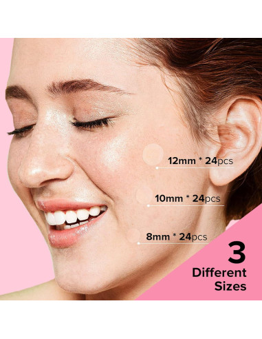 Parches Hidrocoloides El Método Rosa para Acné - 72 Unidades