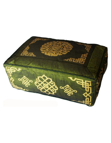 Cojín de Meditación Rectangular Boon Decor Verde 45.72x30.48cm