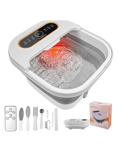 Bañera de pies colapsable UNIFULL con masaje y calor