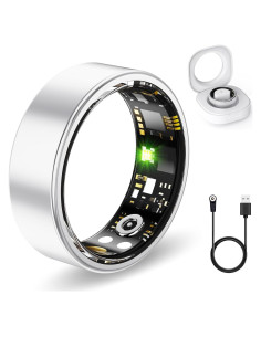 Anillo Inteligente Duobuy con Monitoreo de Salud y Sueño